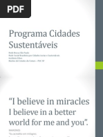 Programa Cidades Sustentáveis - CAROL