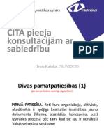 Iveta Kažoka: CITA Pieeja Konsultācijām Ar Sabiedrību: Diskusiju Dokumenti Jeb "Zaļās Grāmatas"