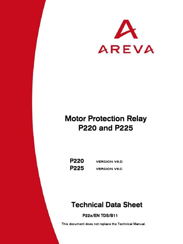 MiCOM P220 & P225 Relay Overview | PDF | Relay | Electromagnetic ...