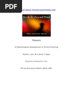 Download Psychological Assessment of Crime Profiling by David SN14848866 doc pdf