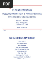 MPeschel-VLF Cable Testing