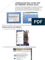 Setting Macro Access 2007