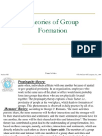 Theories of Group Formation