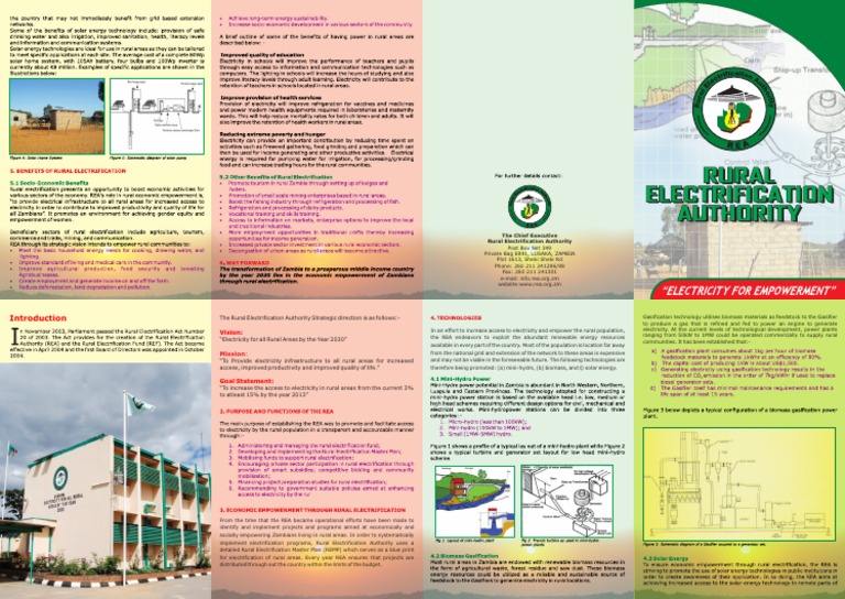 The Chief Executive Rural Electrification Authority | PDF | Rural ...