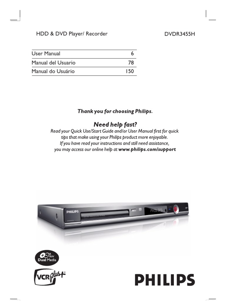 Philips Dvd Recorder User Manual Usb Flash Drive Computers