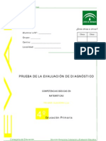 Pruebas de Diagnóstico de Matemáticas 2007-2008