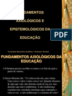 Fundamentos Axiológicos