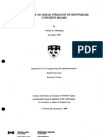 Size Effect On Shear Strength of Reinforced