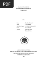 Download LAPORAN PRAKTIKUM SISTEM INFORMASI GEOGRAFIS Geoprocessing by Ramdhani Pratama Hakim SN148512335 doc pdf
