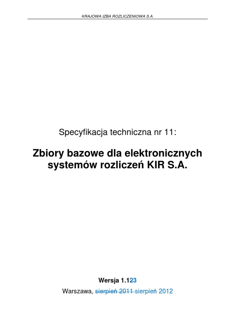 ST NR 11 Wersja 1.13 PDF | PDF