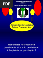 Hematúria microscópica