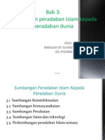 Bab 3 Sumbangan Peradaban Islam Kepada Peradaban Dunia