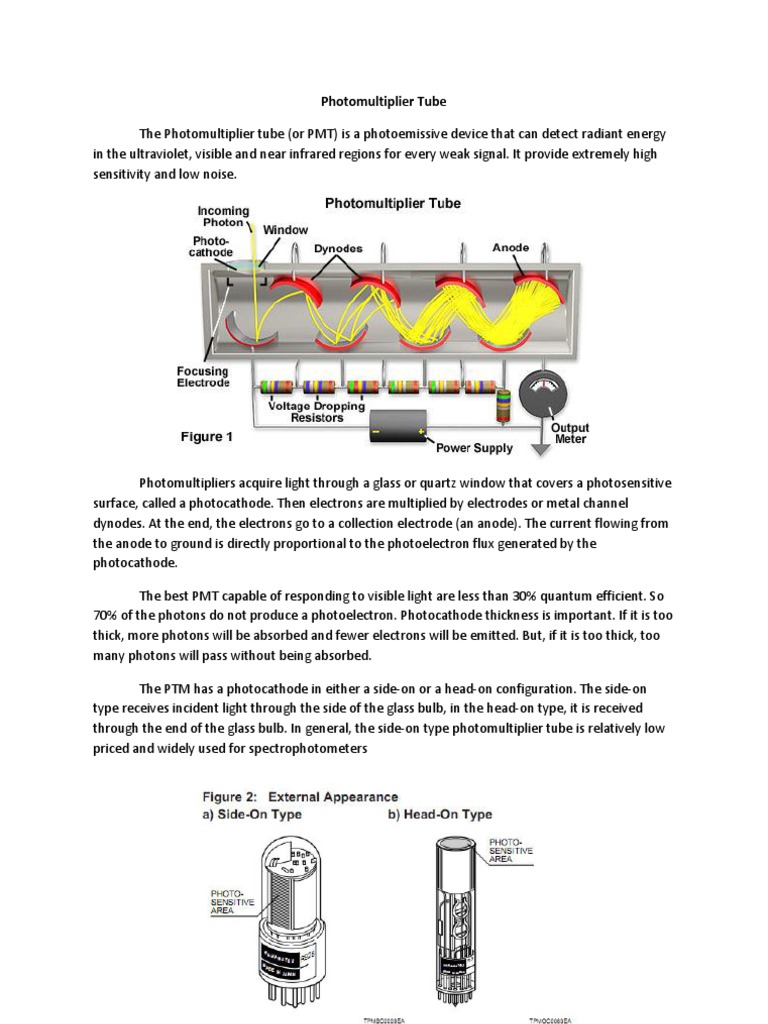 Photomultiplier Tube | PDF