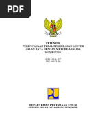 Download Petunjuk Perencanaan Tebal Perkerasan Lentur Jalan Raya Dengan Metode Analisa Komponen by Permana Suharyadie SN148519205 doc pdf