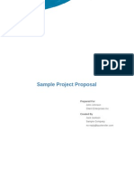 Sample Project Proposal