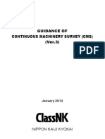 Guidance for Continuous Machinery Survey (CMS) System