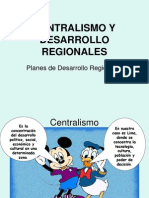 Centralismo y Desarrollo Regional