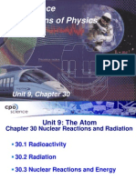 Nuclear Reactions and Radiation Chapter