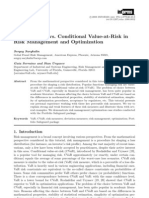 VaR vs CVaR in risk management and optimization