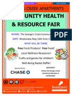 Resource Fair Flyer