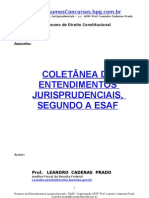 09 - Resumo - Direito Constitucional - Coletânea de Jurisprudência e Entendimentos Jurisprudenciais Segundo A ESAF