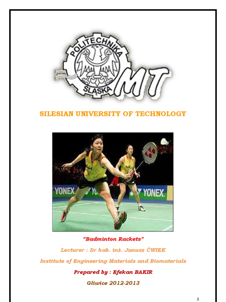 Badminton Racket - 2 | PDF | Manmade Materials | Materials