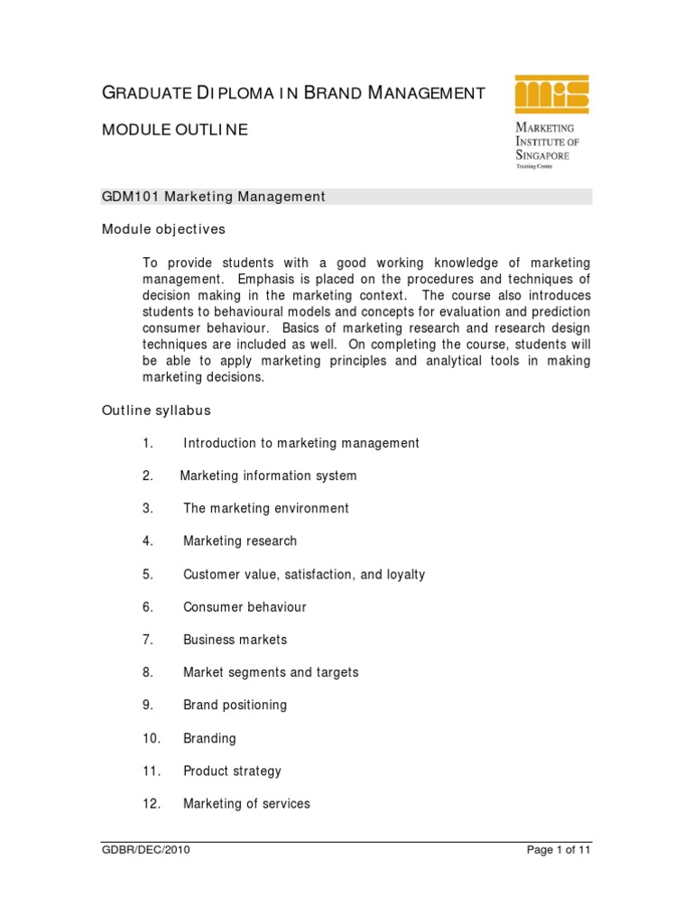 food technology course outline