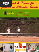 Download Tennis Camps in Spain for Juniors by Zador Spanish Schools SN14860349 doc pdf