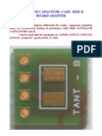 Tantalum Capacitor - Case Size B-Board Adapter