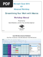 Streamlining Your Work With Macros