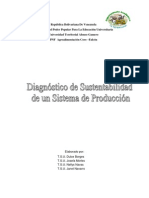 DIAGNOSTICO DE SUSTENTABILIDA UN SISTEMA AGROECOLÓGICO