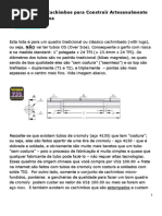 Lista de Tubos e Componentes Para Construir Um Quadro de Fixa