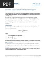 Download Empirical Distribution Function EDF in Excel Tutorial by Spider Financial SN148656699 doc pdf