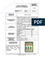 Ficha Técnica Avena Liquida