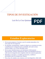 Tipos de Investigacion