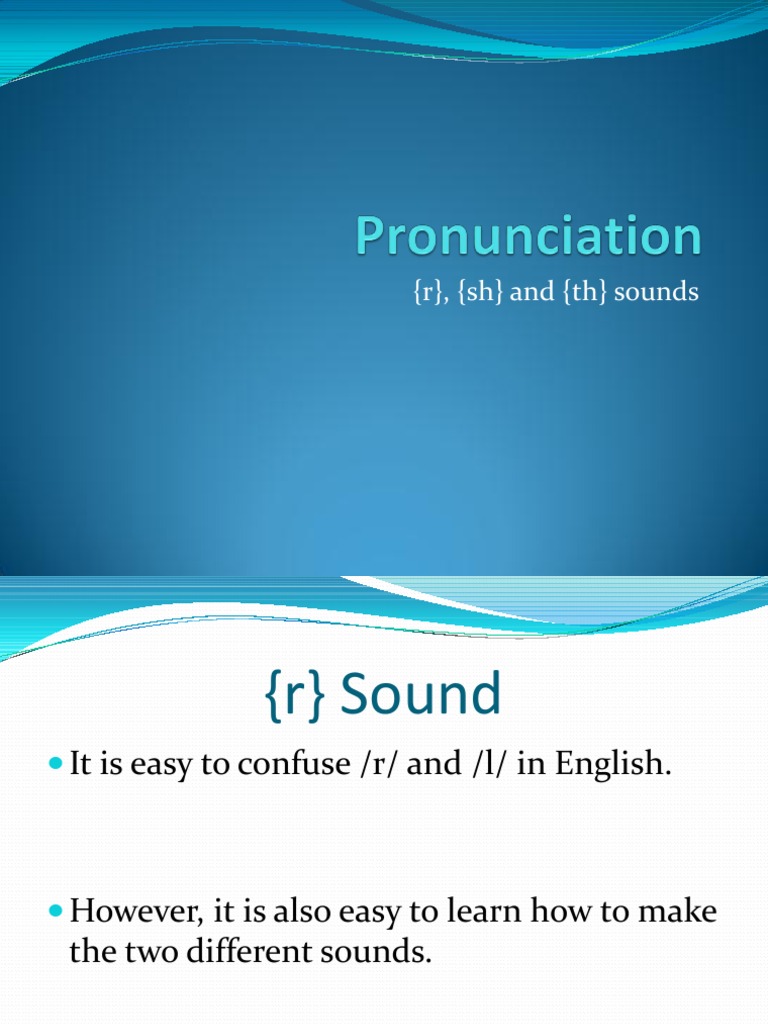 Pronunciation Weather Nature