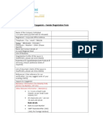 Latest Vendor Registration Form