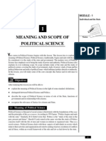 317EL1_Meaning and Scope of Political Science