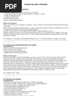 27 Conservas Para Pimenta