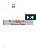 Boostc C Compiler: Reference Manual