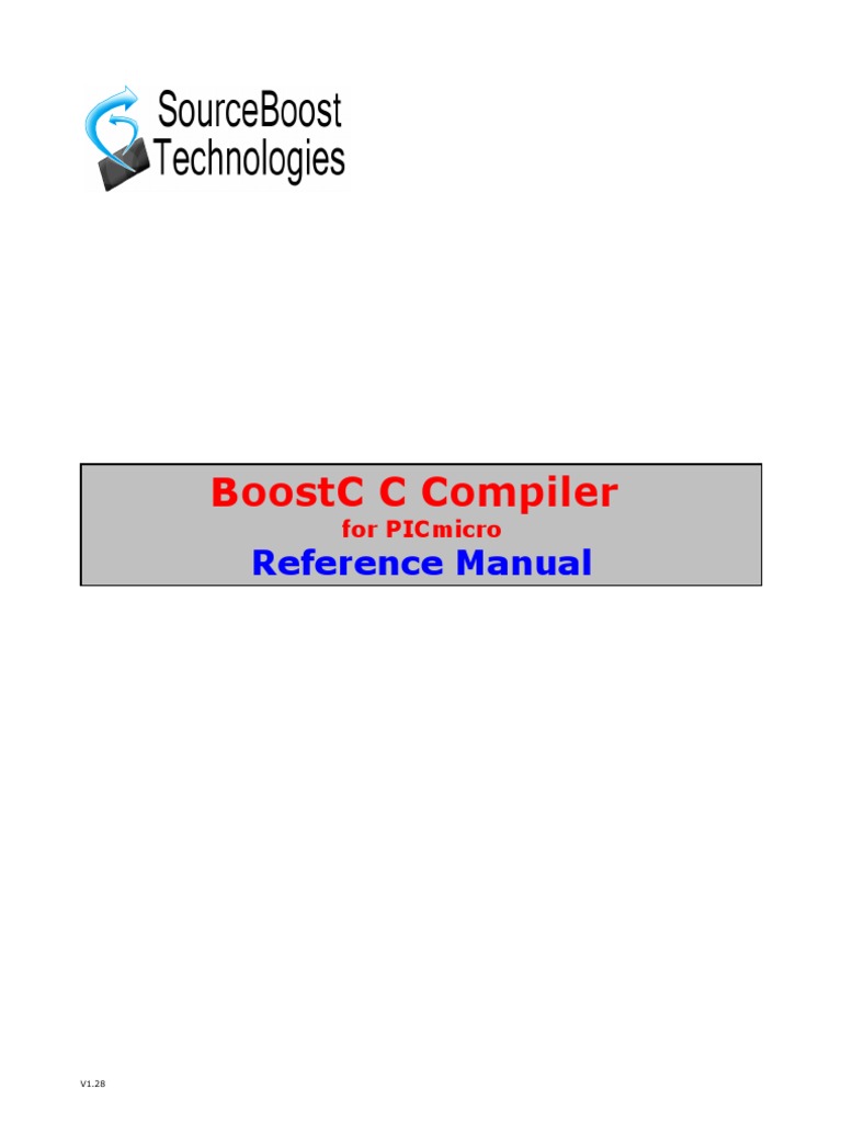 Boostc C Compiler: Reference Manual | PDF