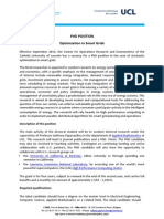 PHD Position Optimization in Smart Grids: Description of The Position