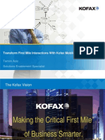 Transform First Mile Interactions With Kofax Mobile Capture
