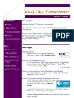 CALL Newsletter Volume 2 Number 1 September 2008