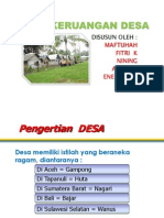 Pola Keruangan Desa