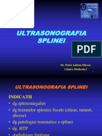Ultrasonografia Splinei: Dr. Petru Adrian Mircea Clinica Medicala I