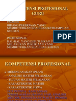 Kompetensi Profesional Guru