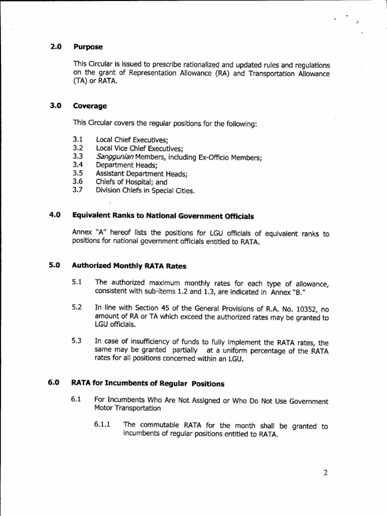 RATA Guidelines for LGUs 2025 | PDF