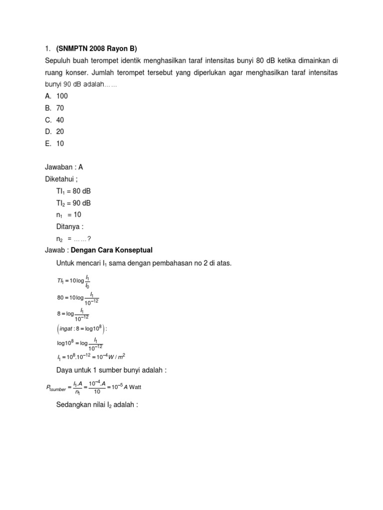 Contoh Cara Cepat Fisika