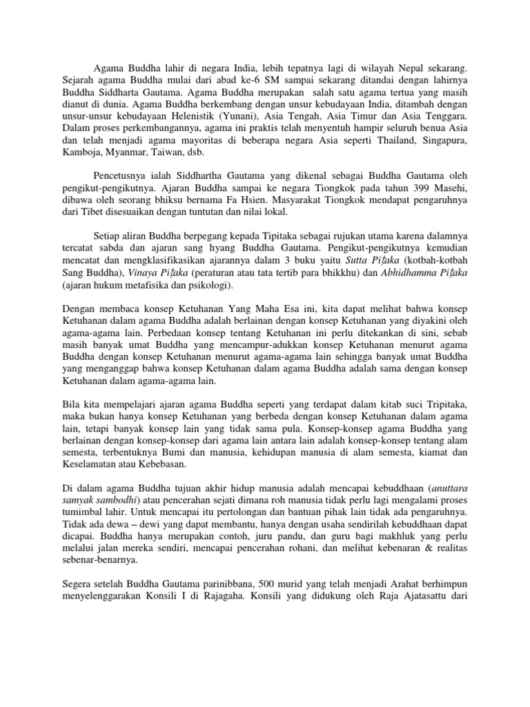 Agama Buddha Lahir Di Negara India